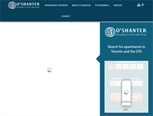 Tablet Screenshot of oshanter.com